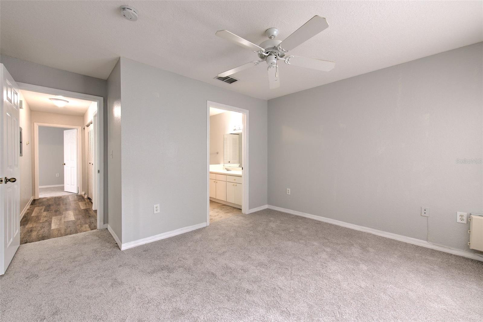 master bedroom with in suite bathroom