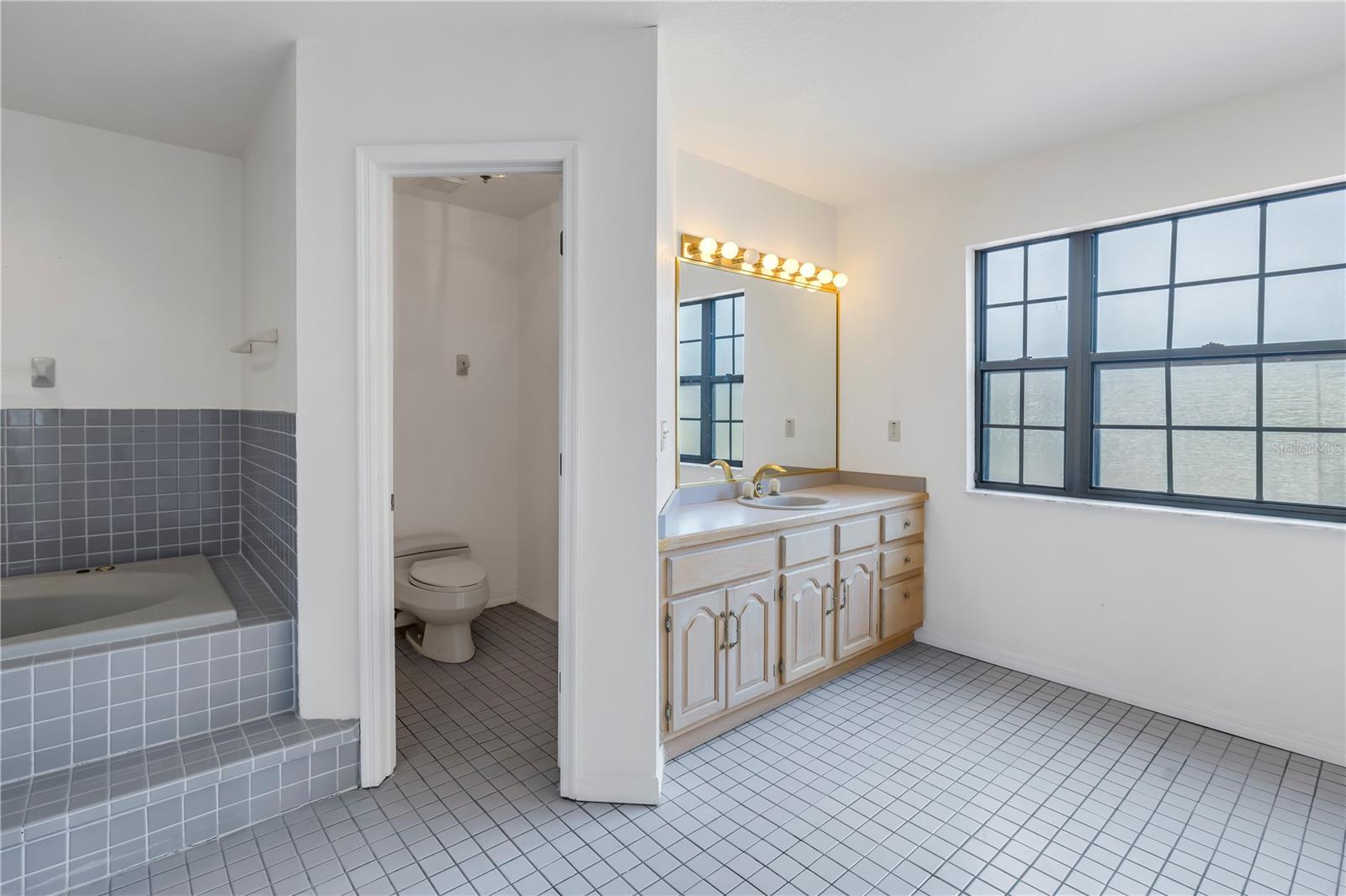 Second floor master bathroom