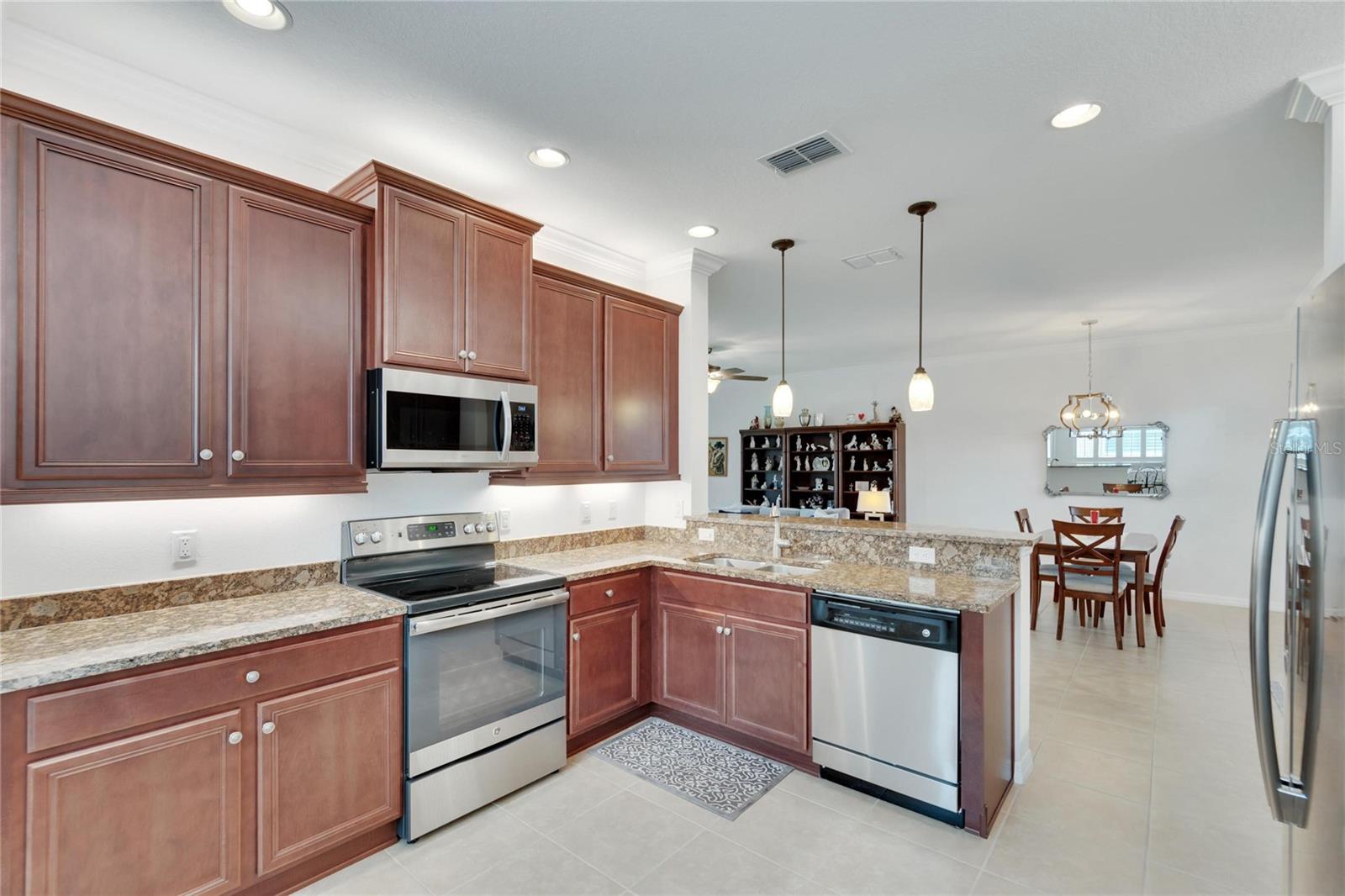 Kitchen to Dining Room View