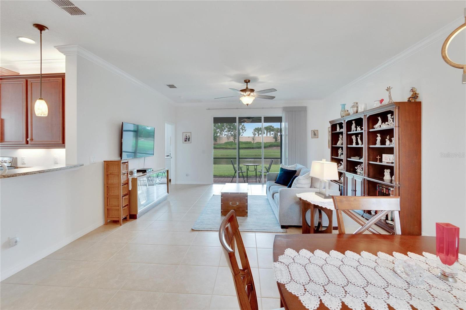 Dining Room to Exterior Water View