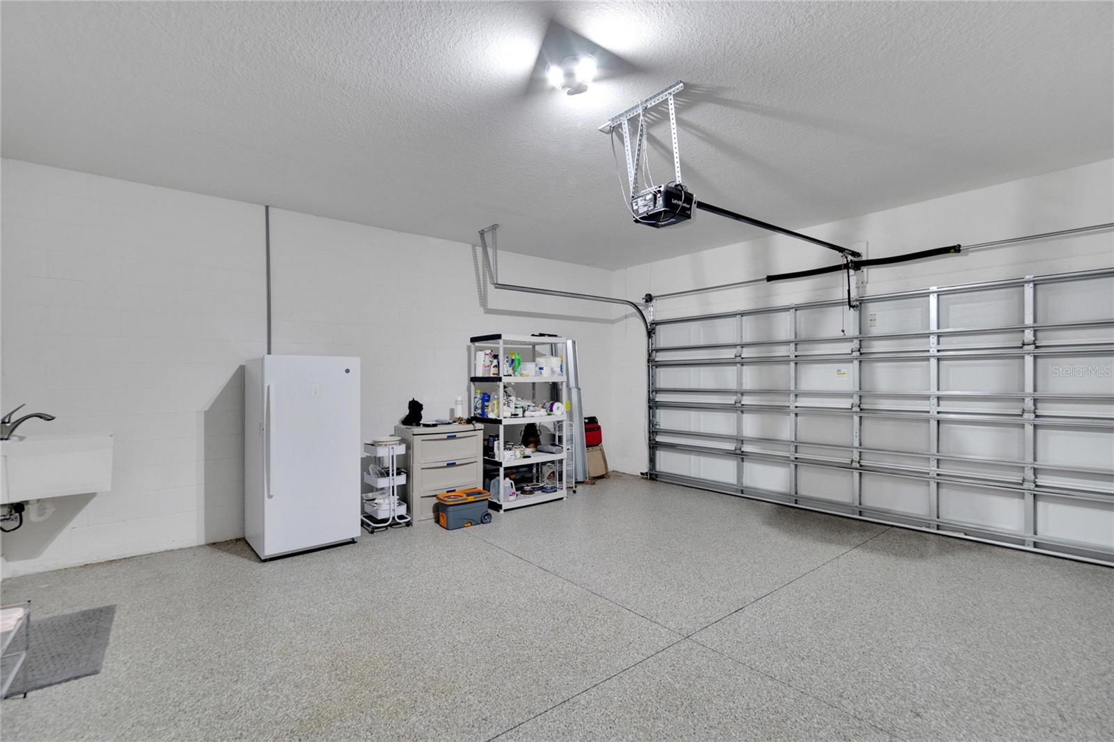 Garage w/Epoxy Floor