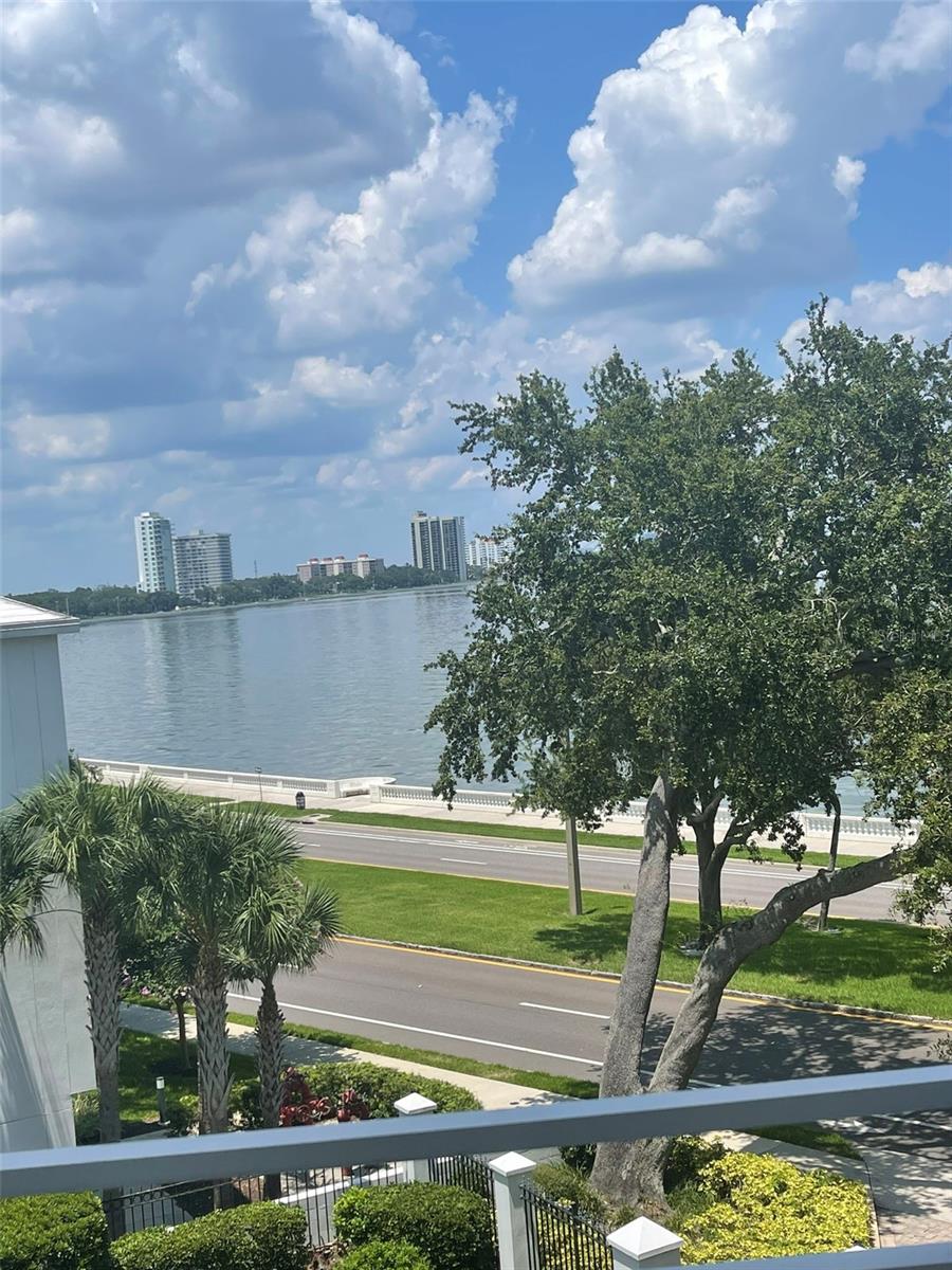 VIEW OF DOWNTOWN TAMPA FROM BALCONY