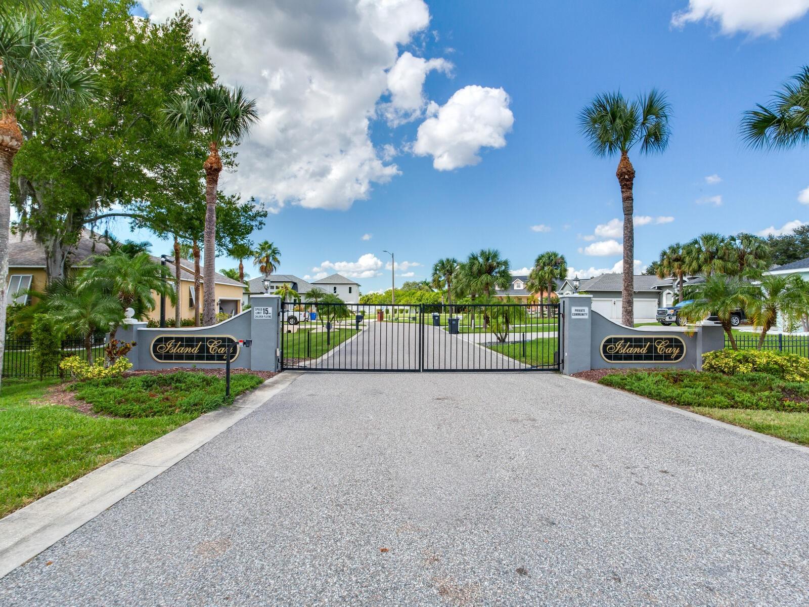 Alternative entrance thru the gated section of Island Cay available if desired. Access to this house can be found directly adjacent and to the left of the private community boat ramp at the end of the Cul de Sac.