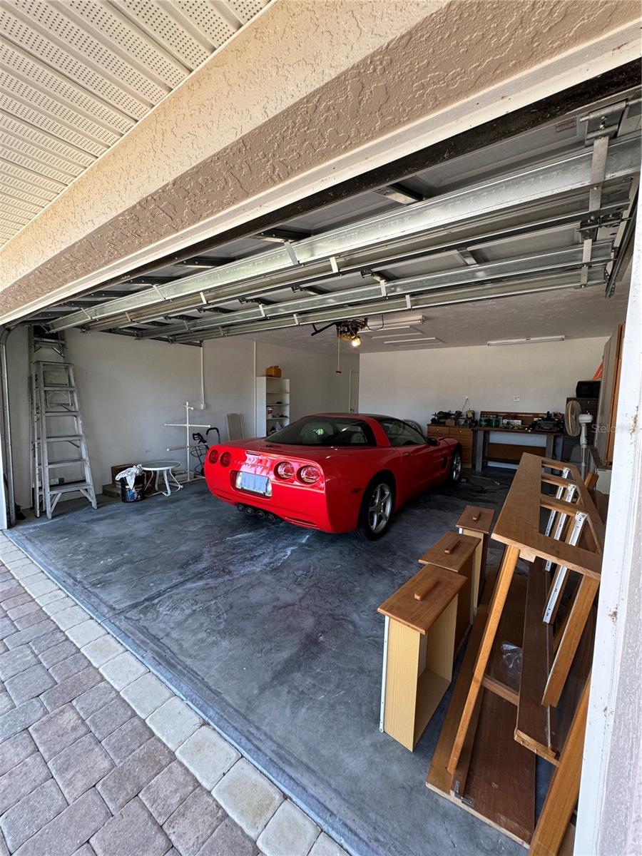 Two car garage