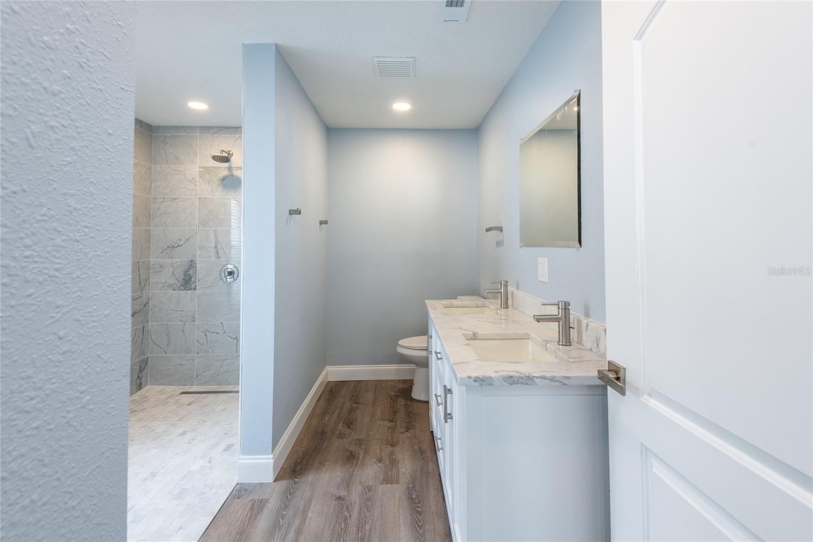 Master bath with walk in shower