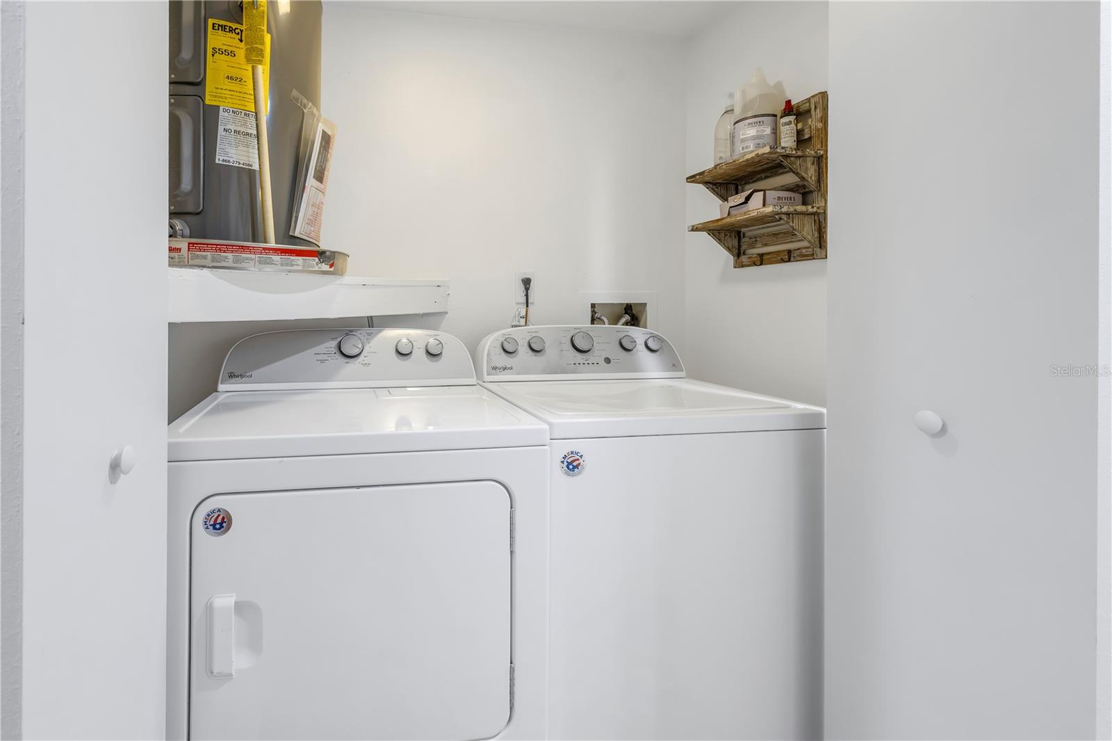 washer, dryer, water heater