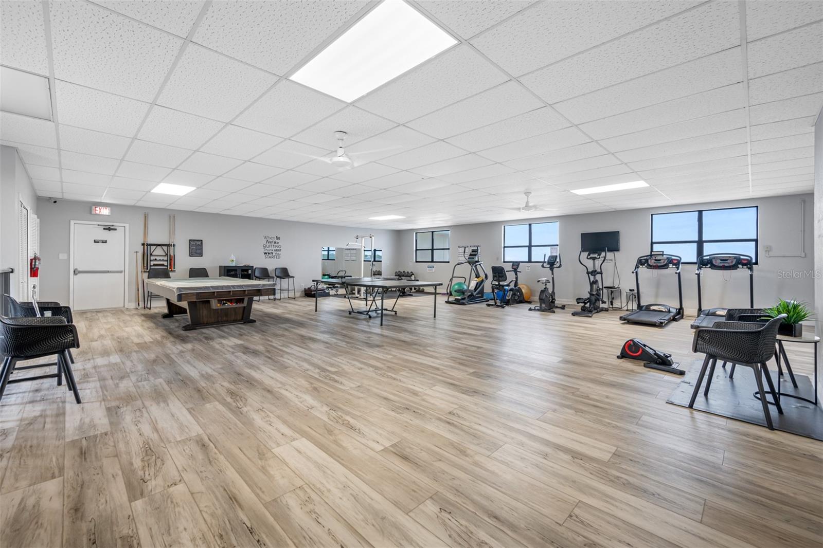 Exercise and Game Room at the Clubhouse.