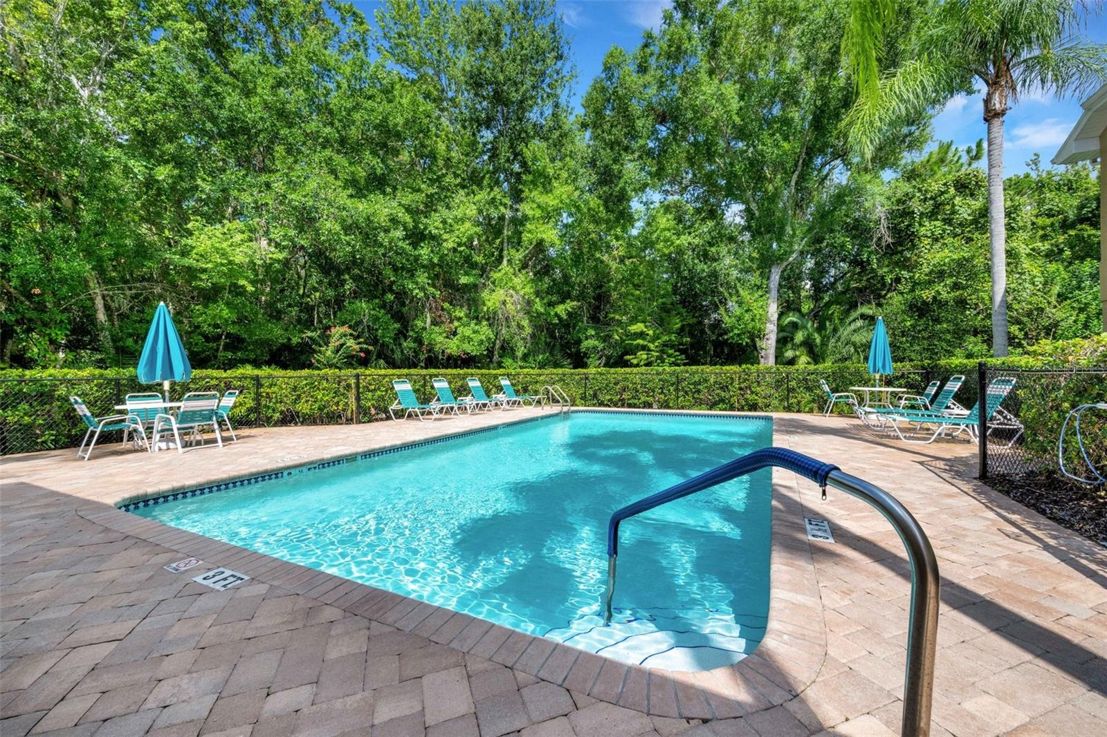 Inviting heated pool!