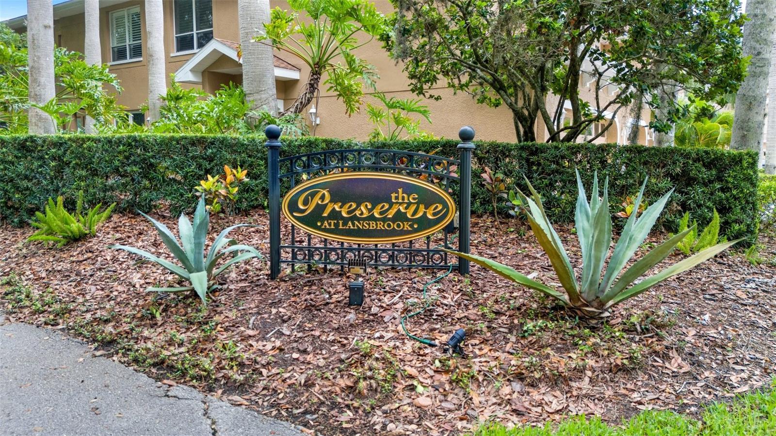 The Preserve is the ONLY condo community inside the Lansbrook Master Association!