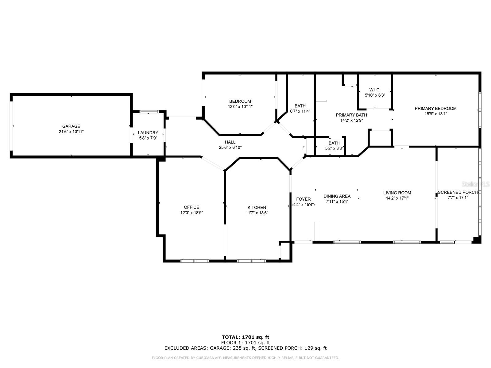 Floor plan for 4205 Preserve Pl