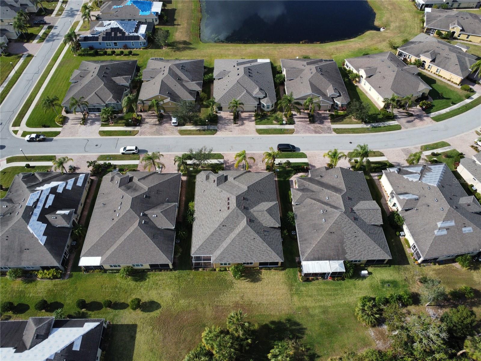 Aerial with new roof.