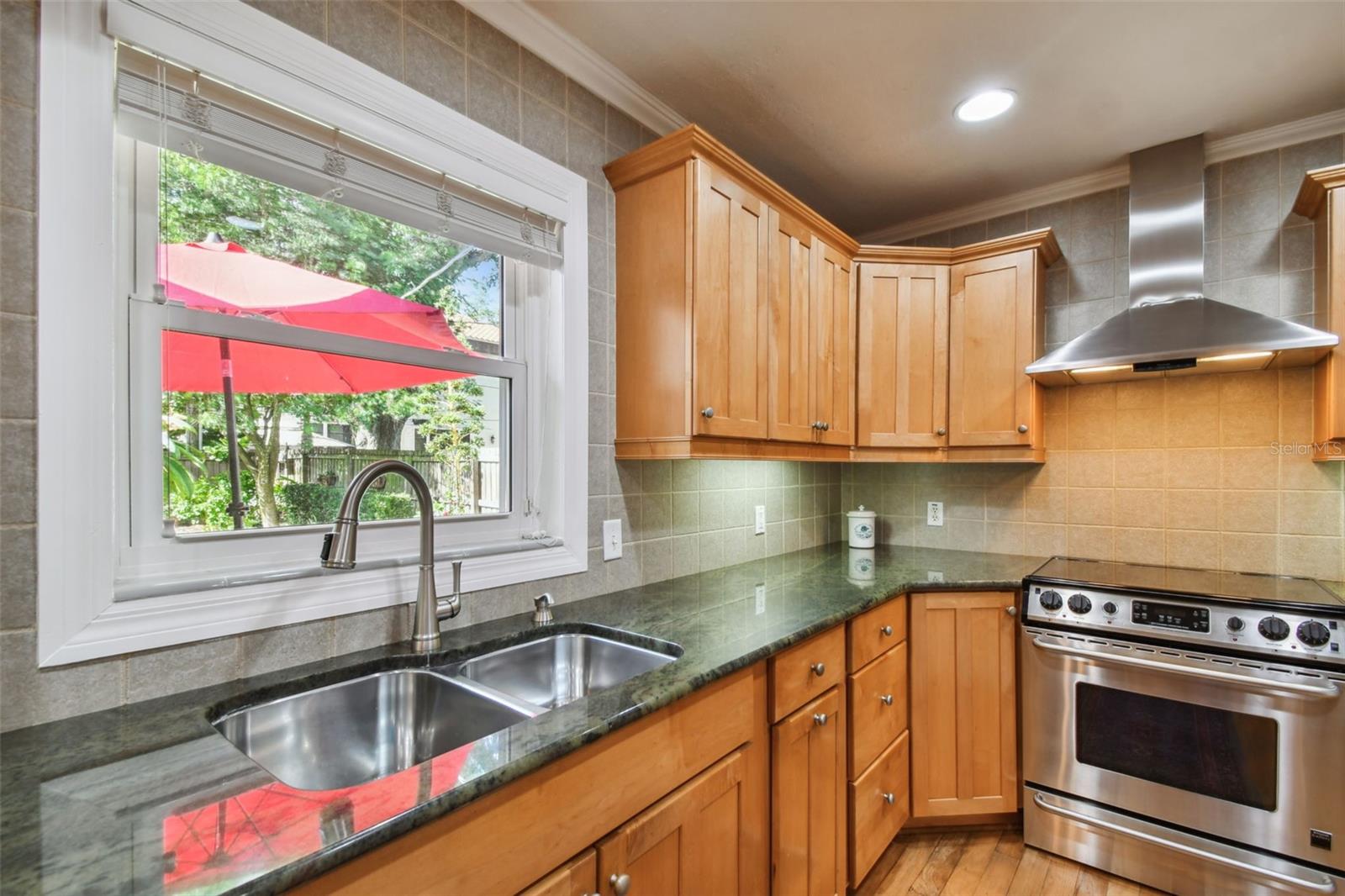 Kitchen Window overlooking the gardens