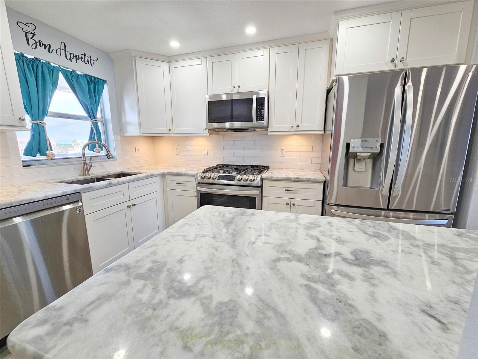 Custom Kitchen Area.