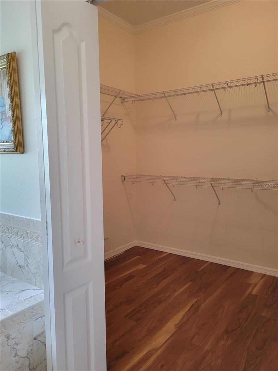 Glimpse of HUGE Walk-in Master Closet