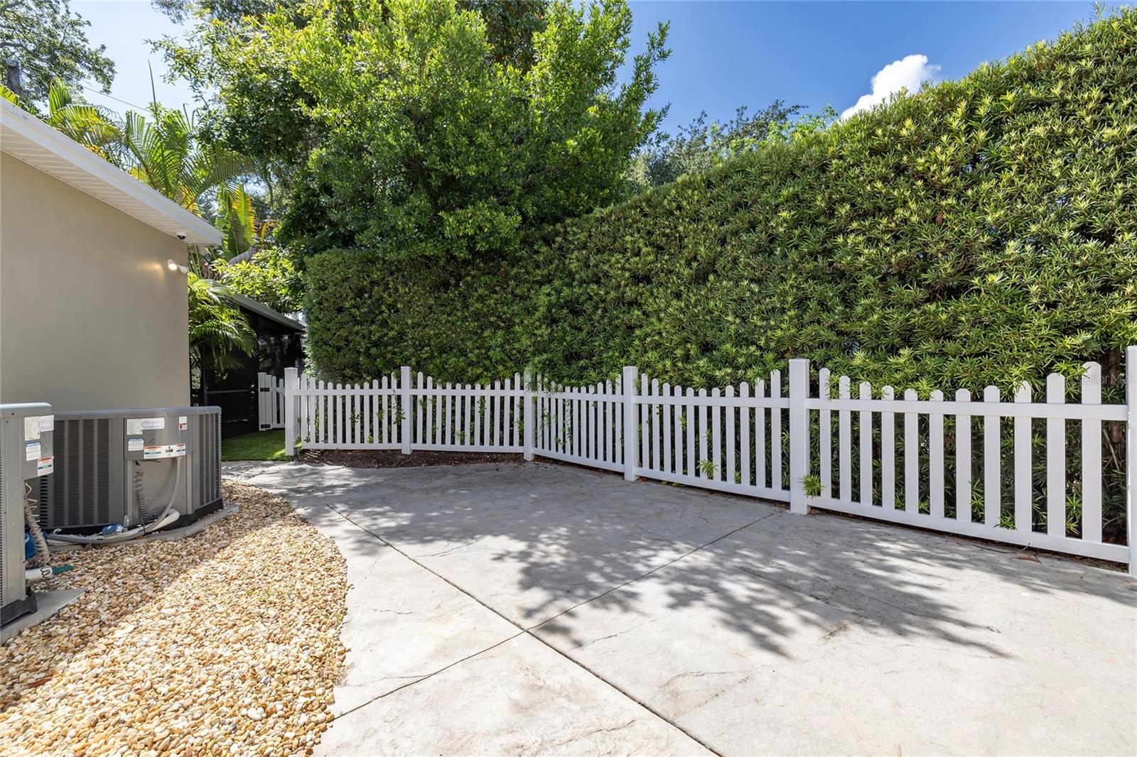 Back patio