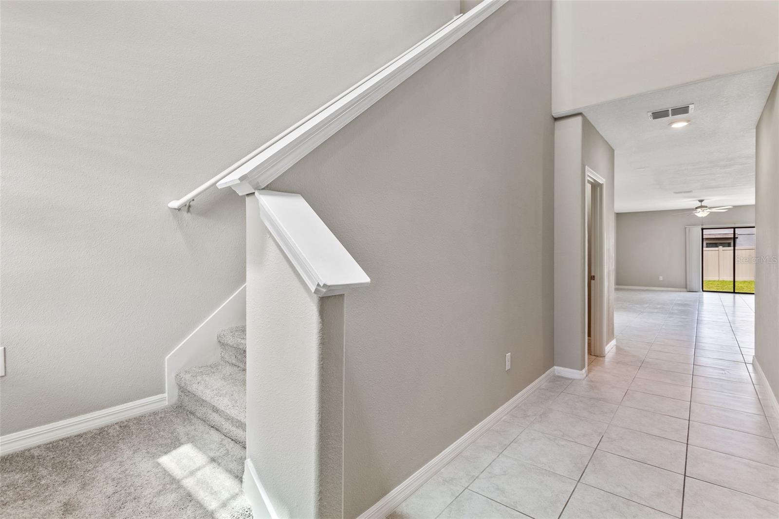 Tall vaulted ceilings at entrance