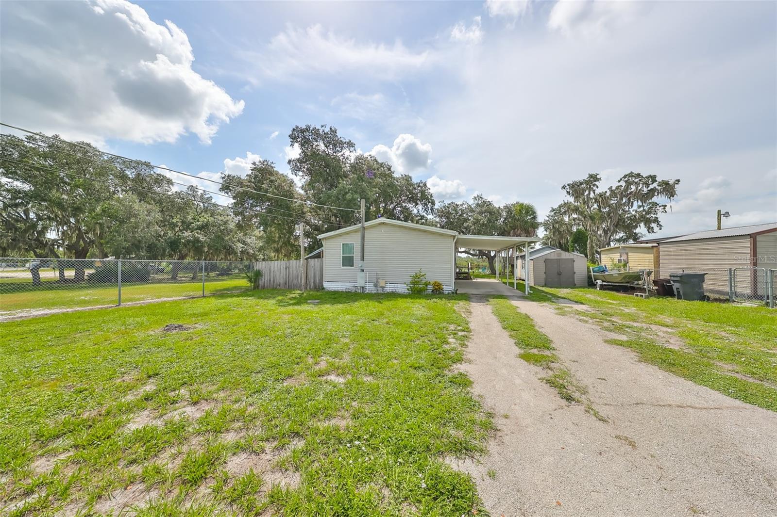 Front yard and driveway