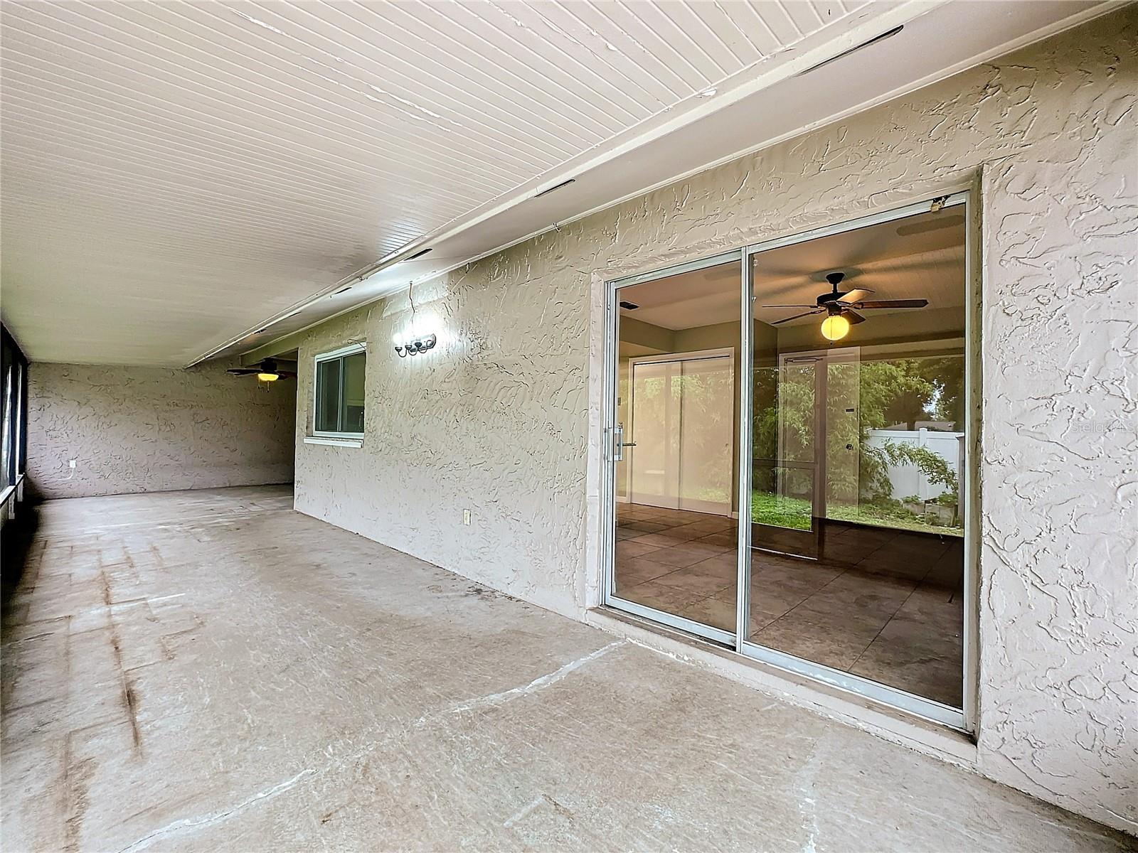 Covered Back Patio