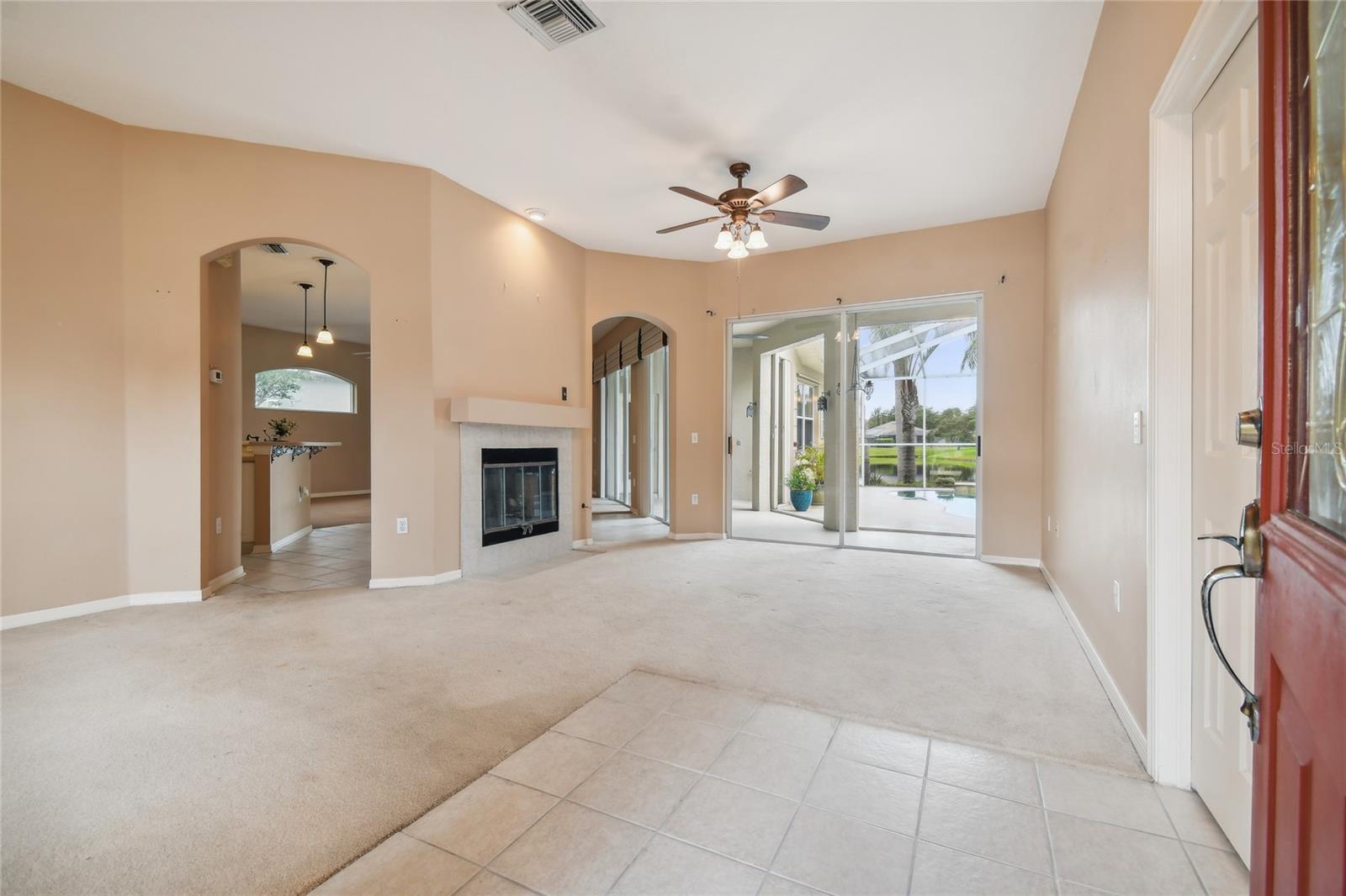 Main entrance and living dining room