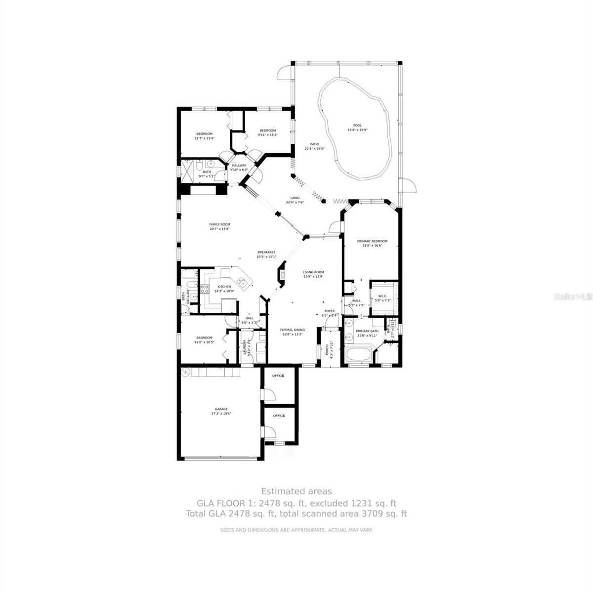 Floor plan of Home