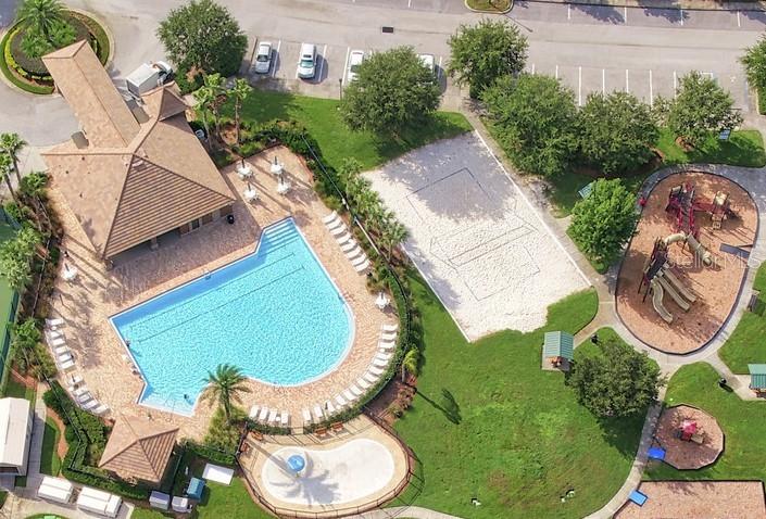 Pool, Volleyball, Playground