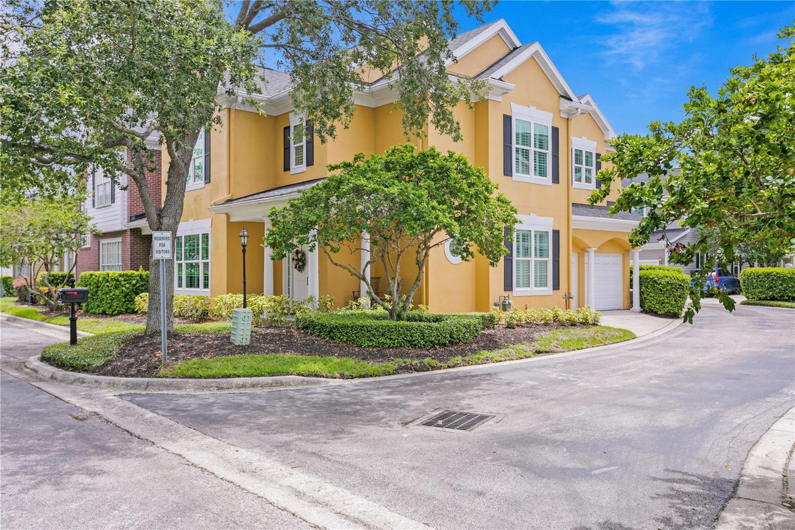 To your end/corner Townhome with a two car garage