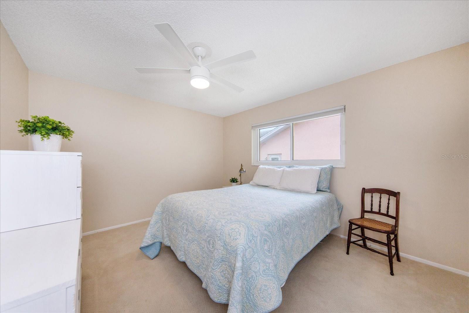 Bedroom 3 - note newer ceiling fans in all bedrooms, family & Florida room~