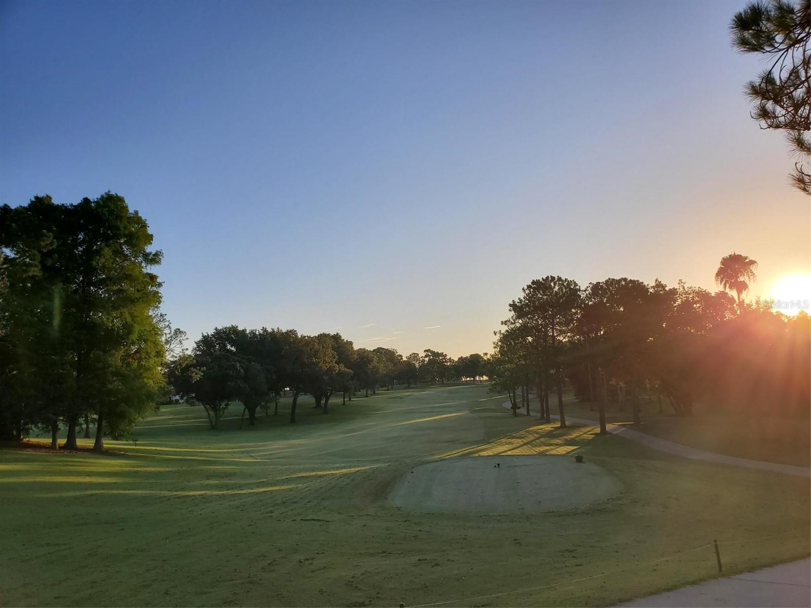 Cart paths become scenic walking/jogging trails early mornings & before sunset~