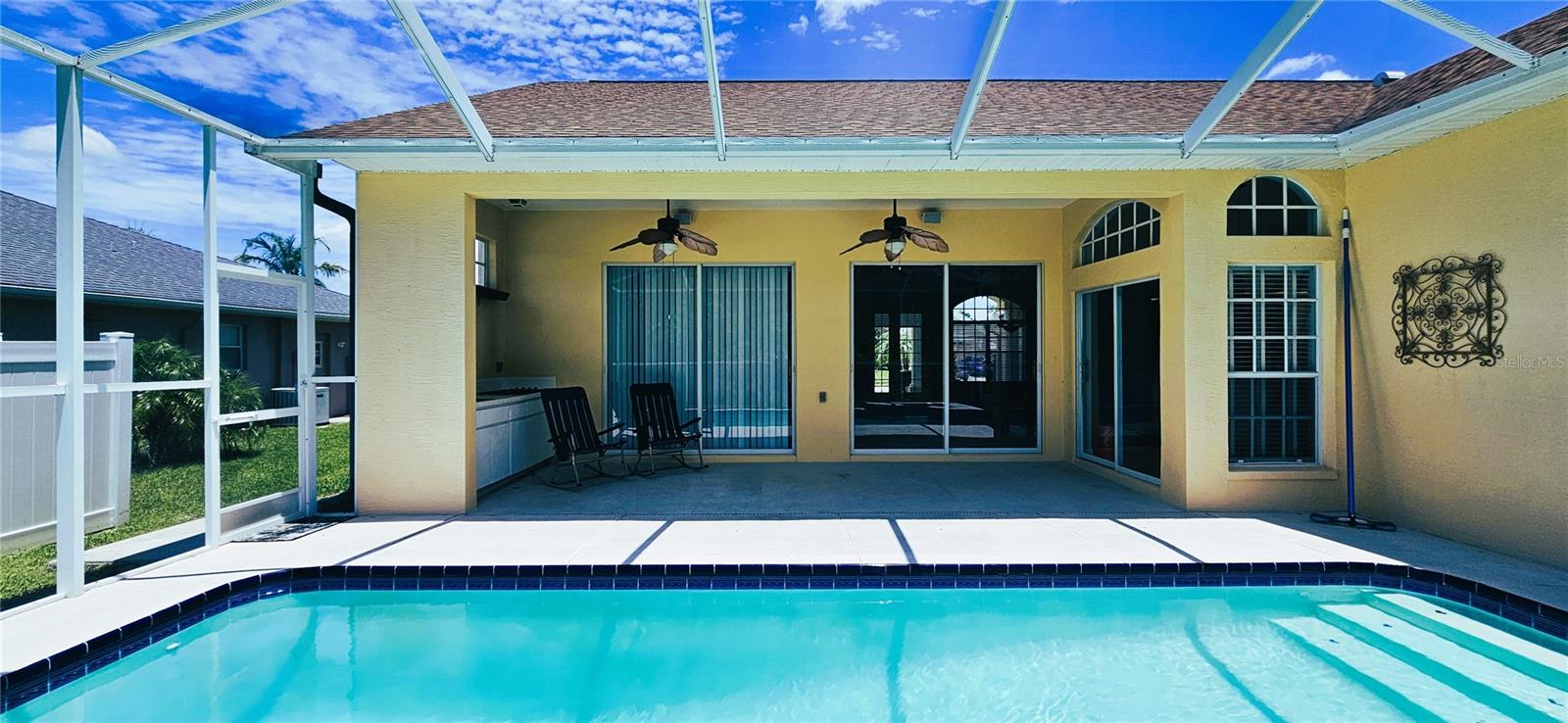 Retreat to your saltwater pool & spa