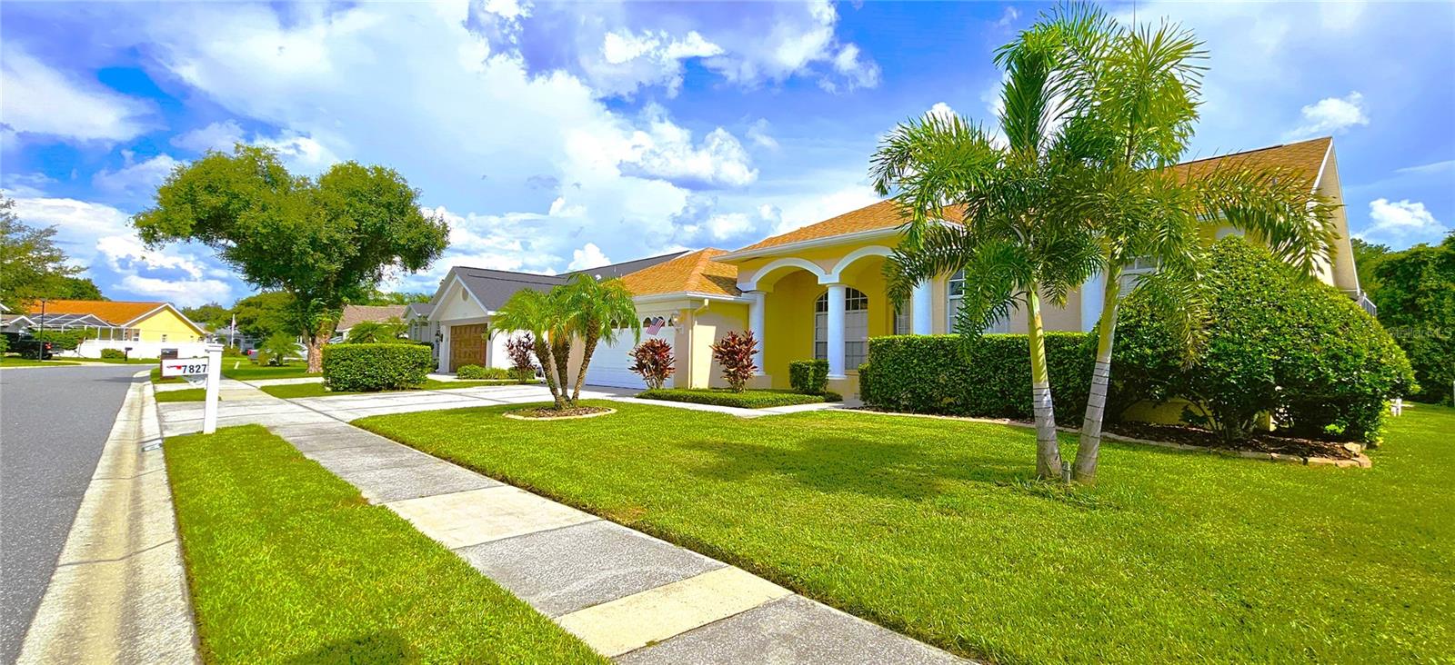 Fully manicured landscaping