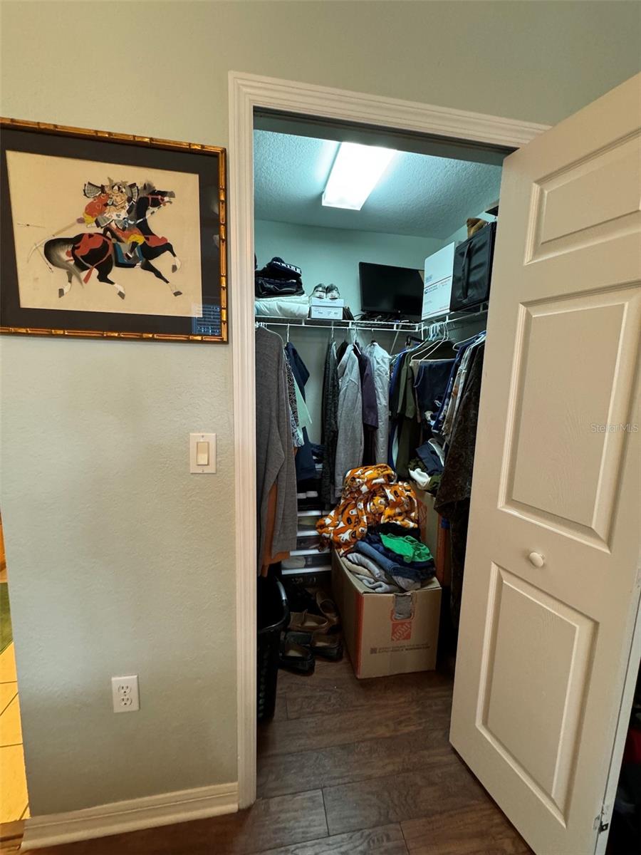 Primary walk-in closet