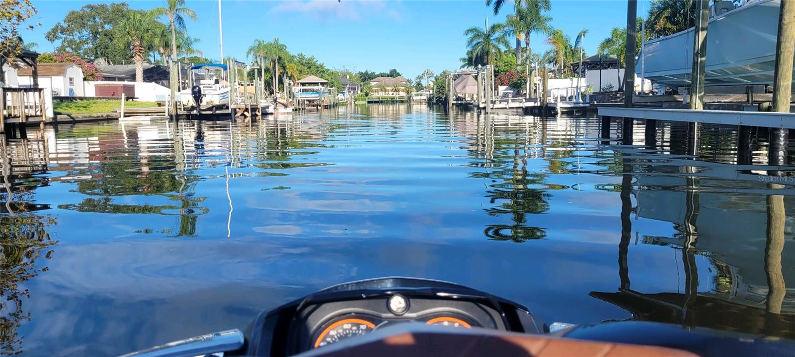 Cruising down the canal. (B.Y.O.JetSki)