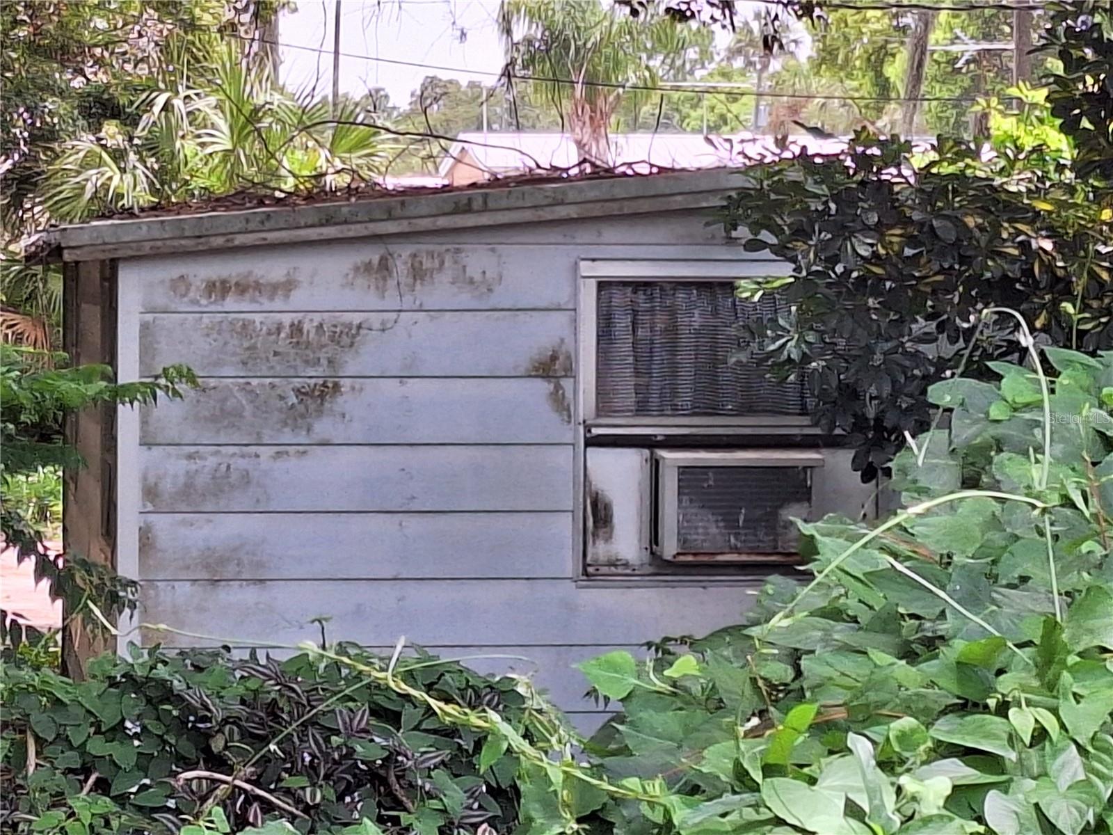 BACK WALL OF COTTAGE