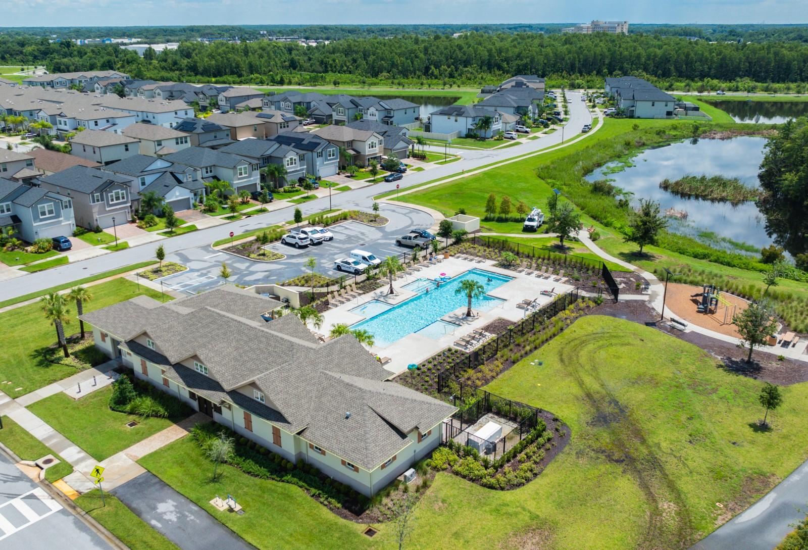 Community Center with Cabana and Pool