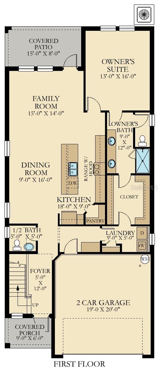 Floor Plan - Measurements Approximate - Level 1