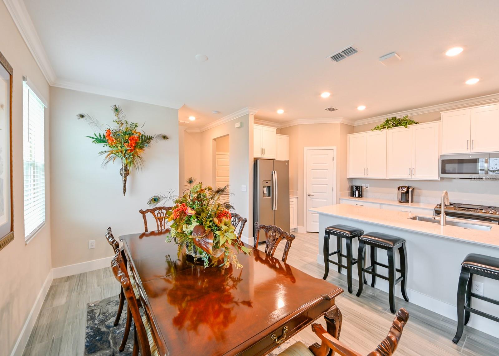 Open Concept Dining Space