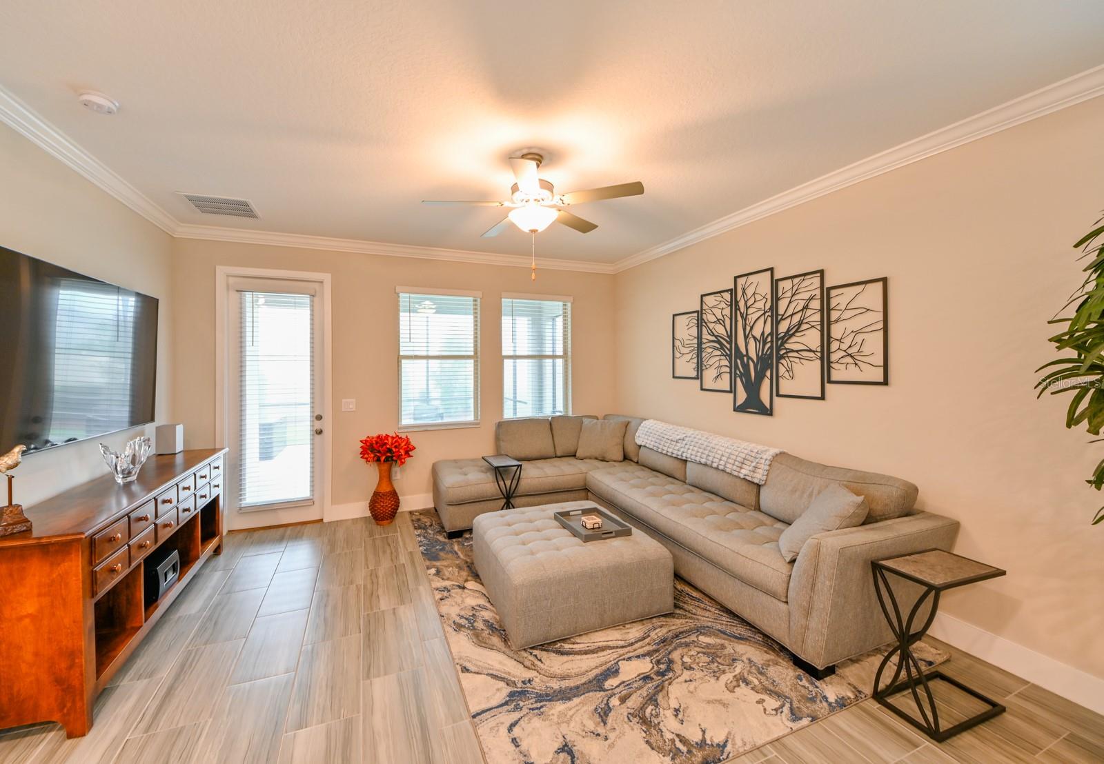 Tile Floor throughout Living Area