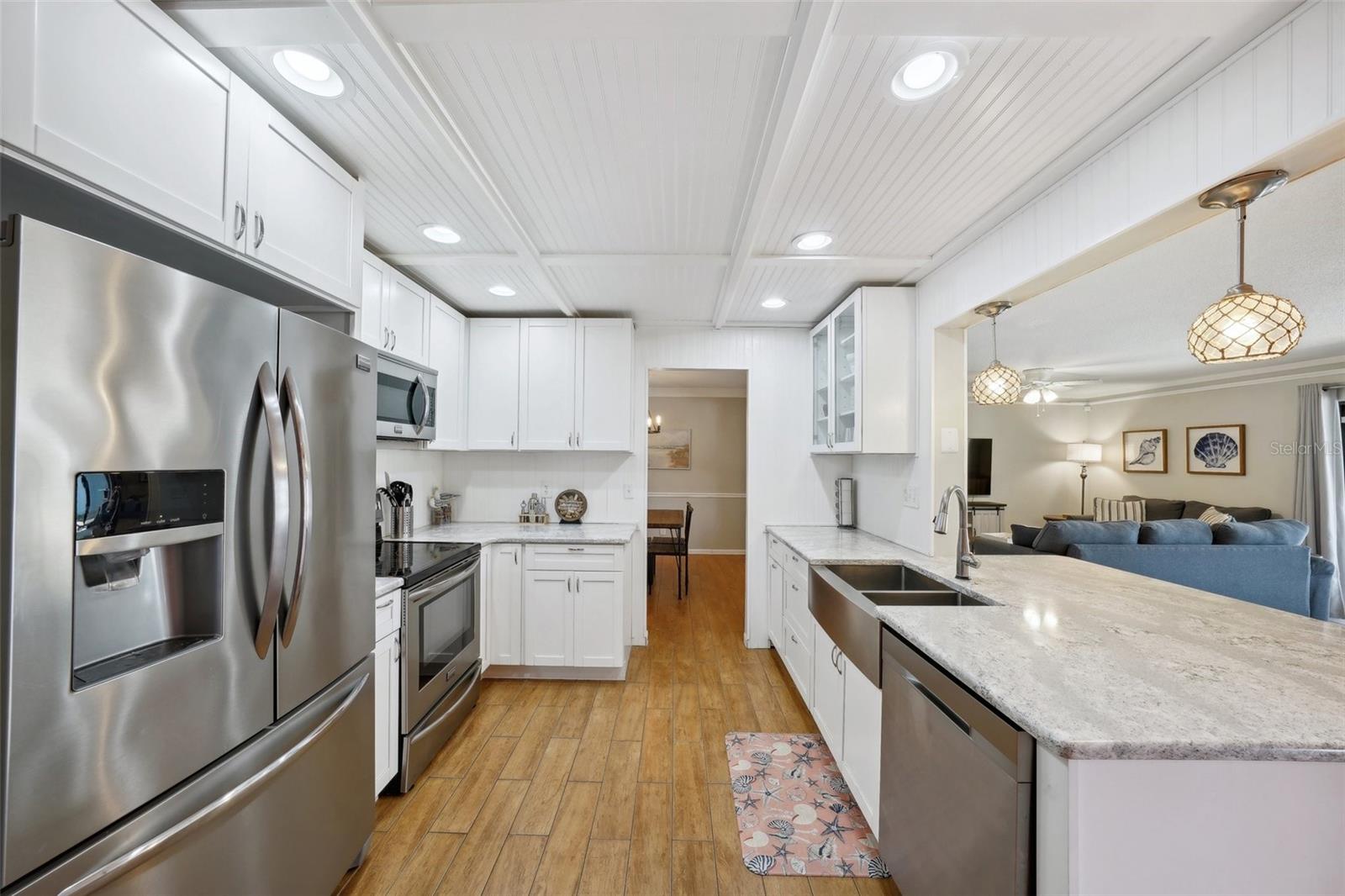 Remodeled Kitchen - Quartz counters; Stainless Steel Appliances