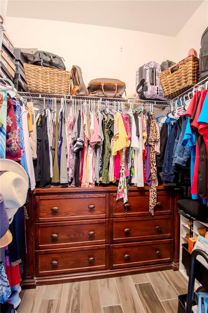 closet in owner suite