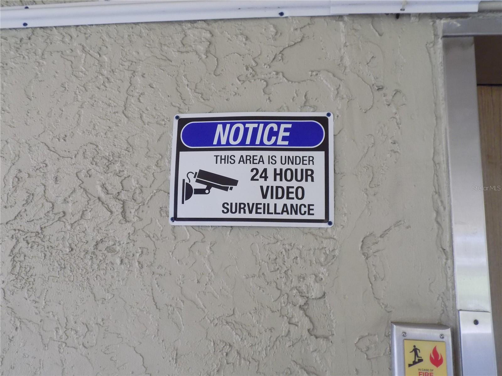 Safety is important and you should feel safe knowing there is 24 hour surveillance around the complex.