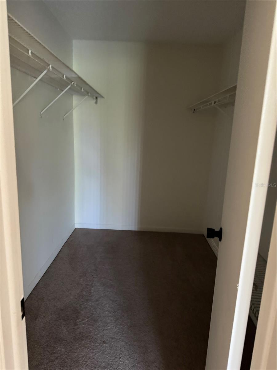 Primary walk in closet