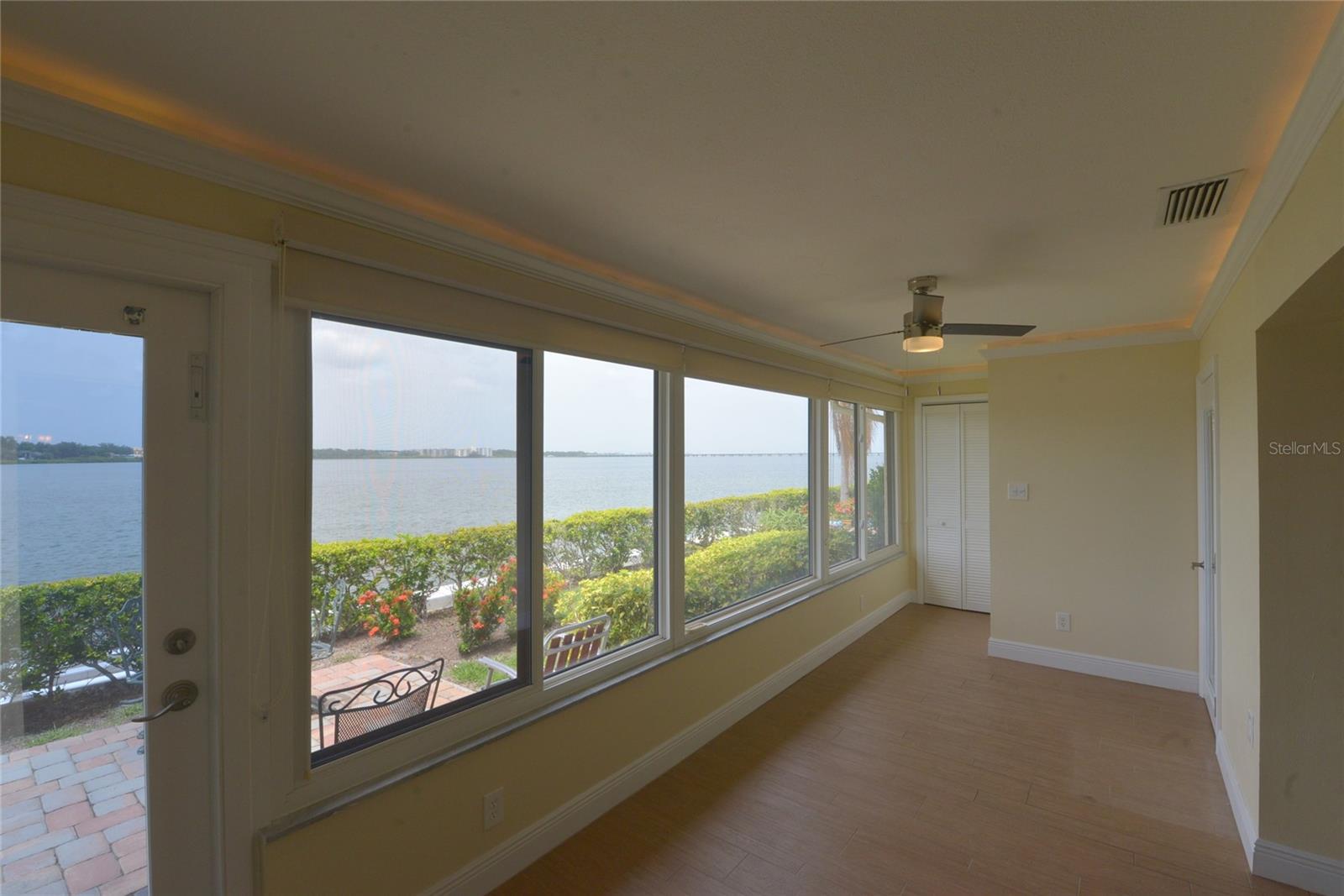 Sunroom looking east