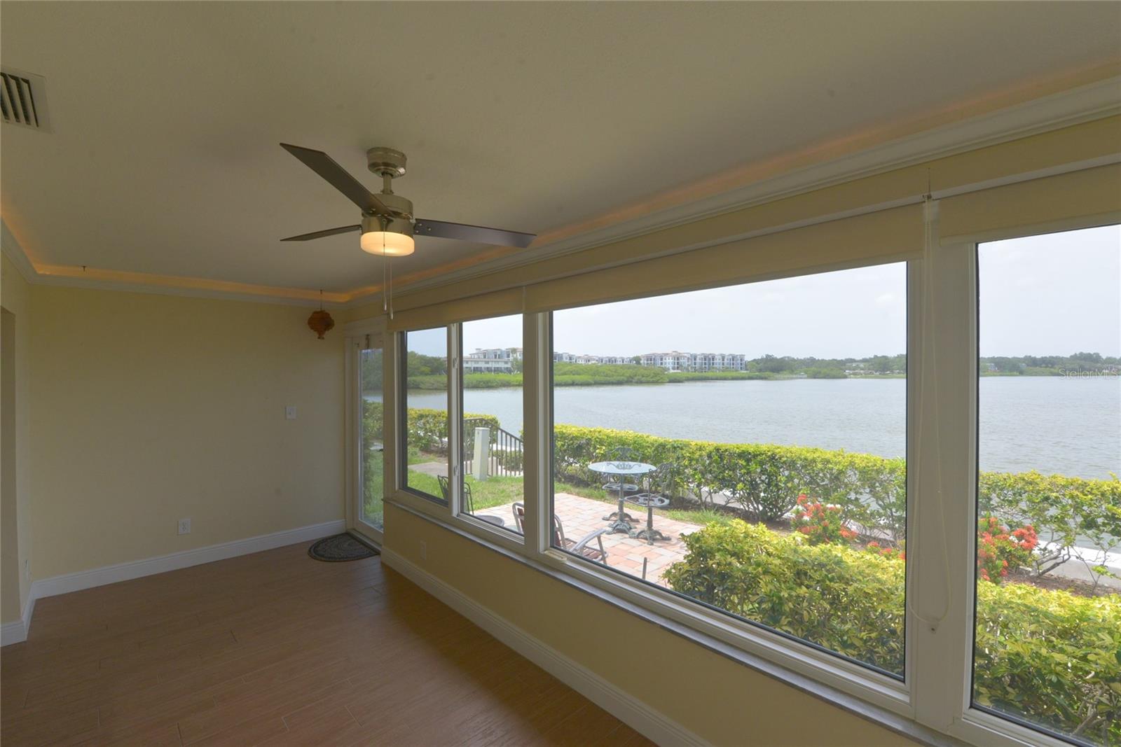 Sunroom looking west