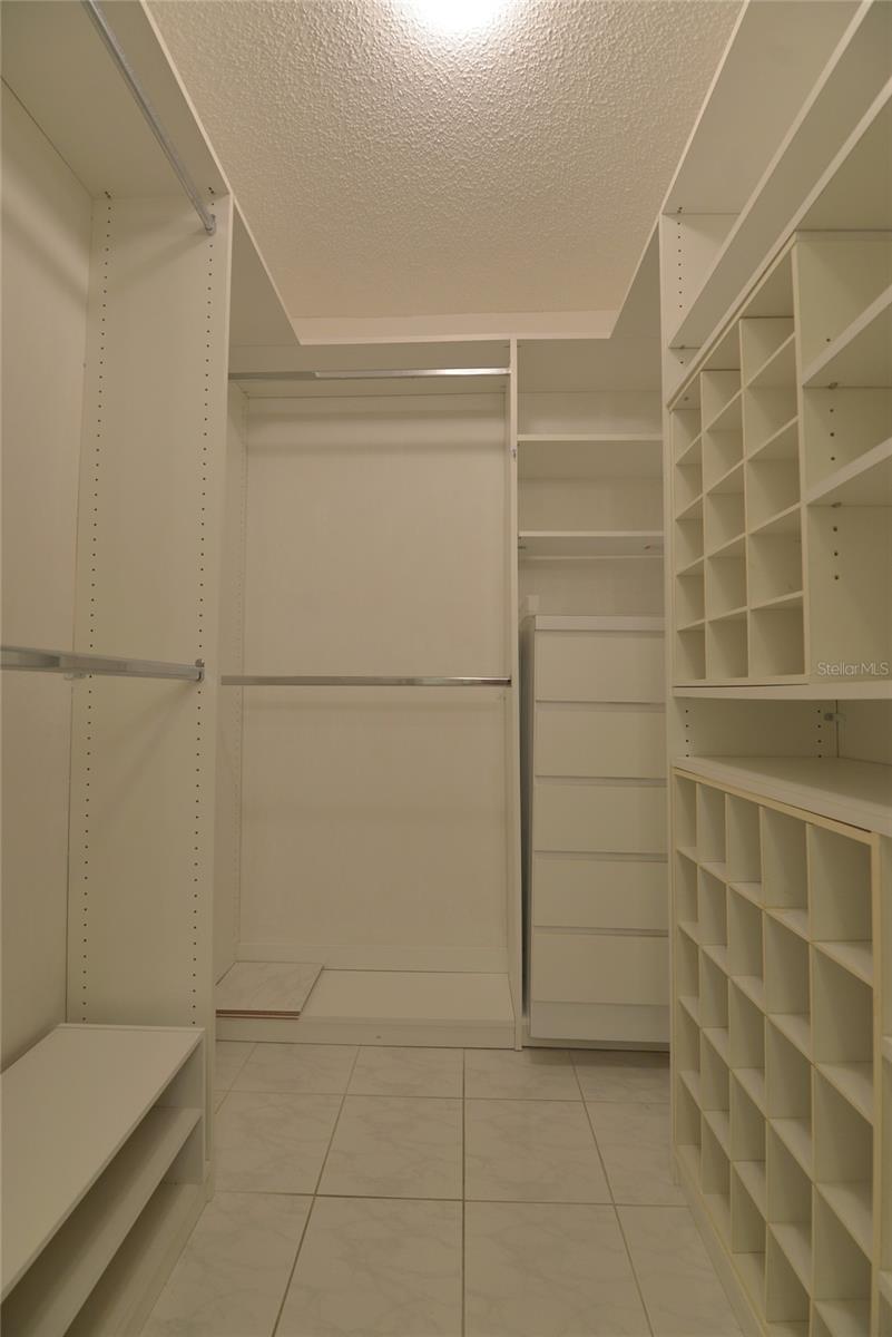 Makeup room closet