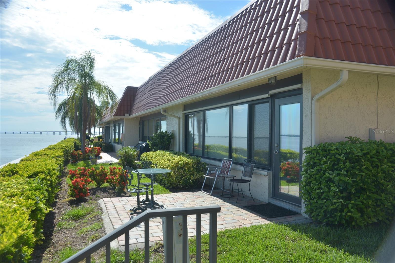 Back Patio, facing East