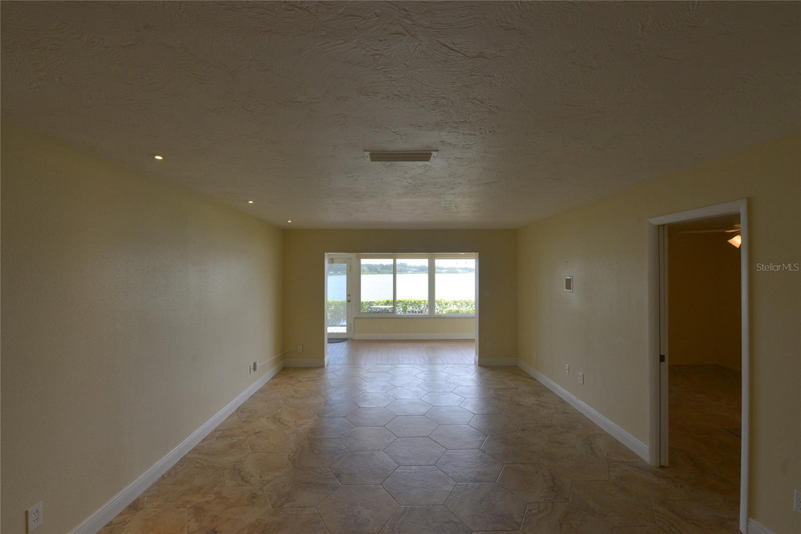 Living room to sunroom