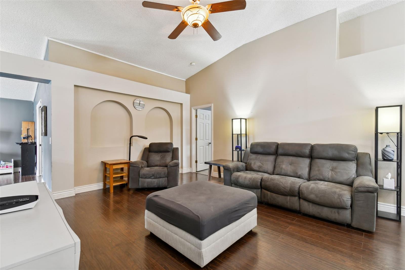 living room from kitchen view