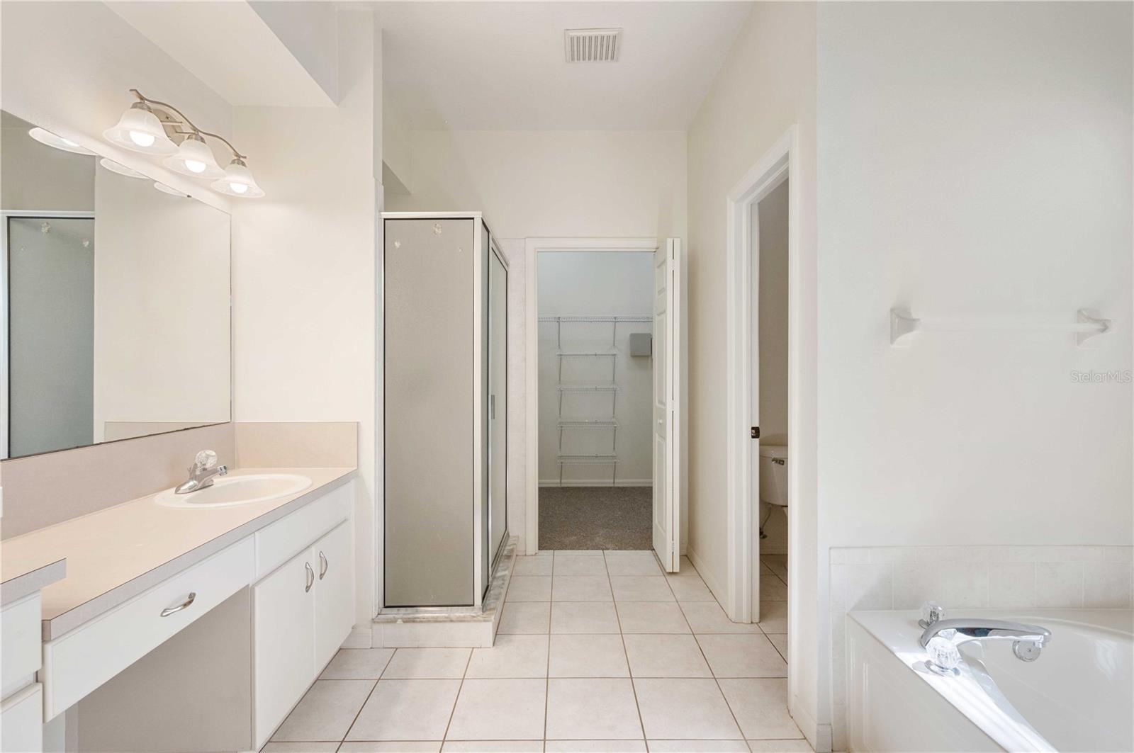 Main bedroom bath area.