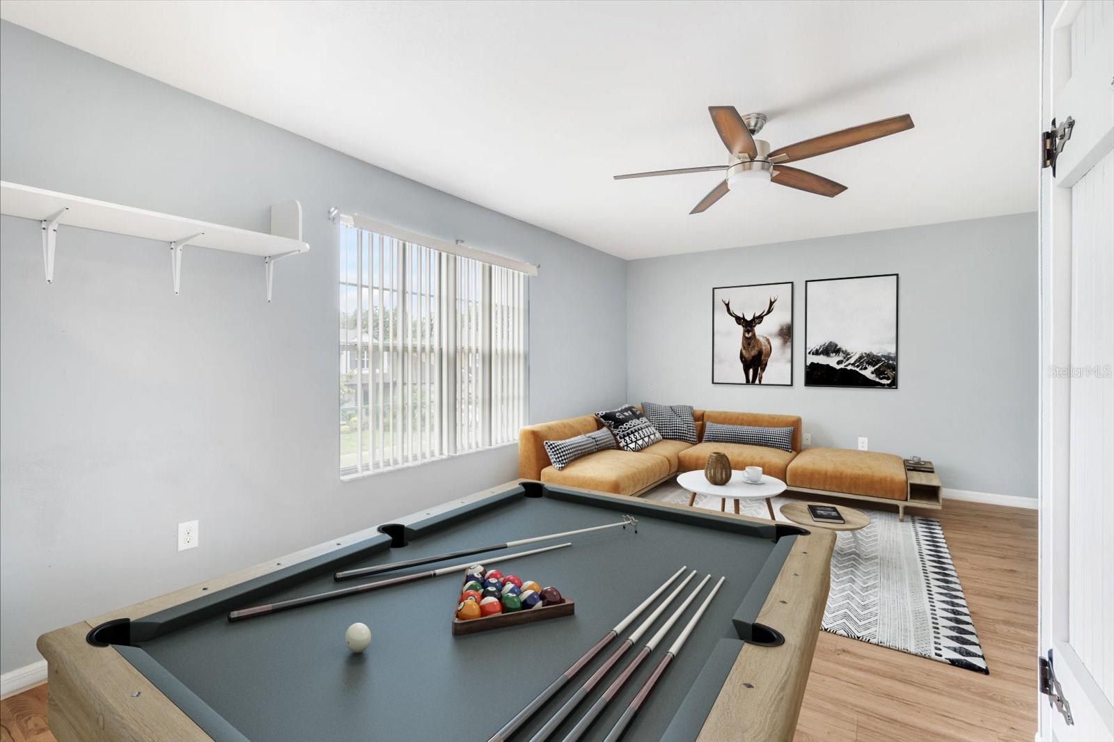 Staged Bonus Room