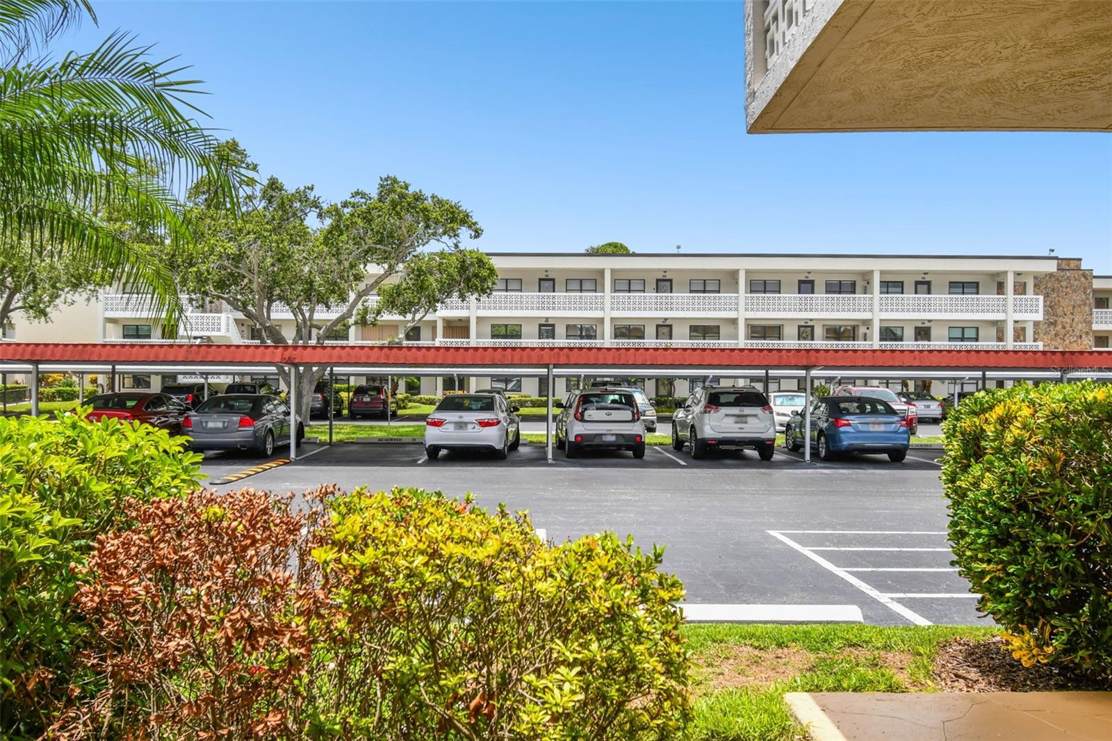 One- car carport parking